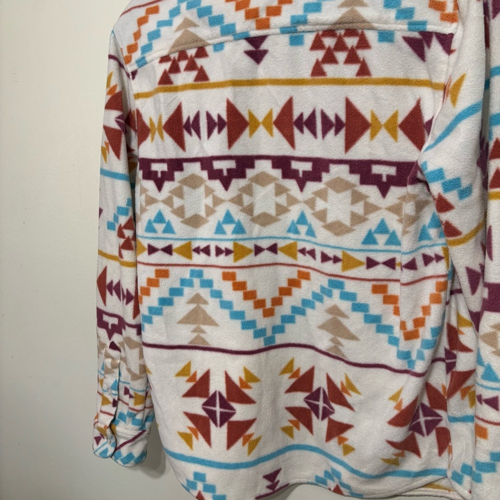 Patterned button up Jacket with Multicolor Design - Picture 5 of 5